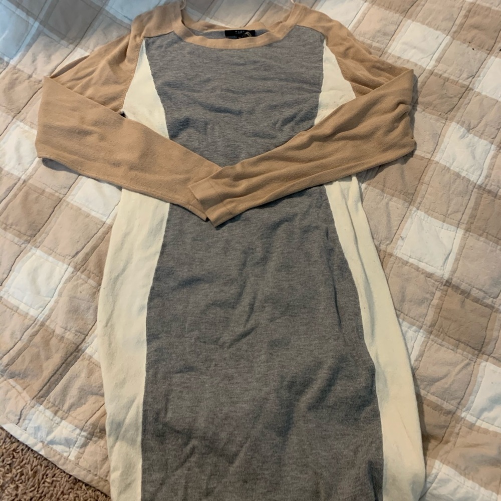 Flattering sweater dress
